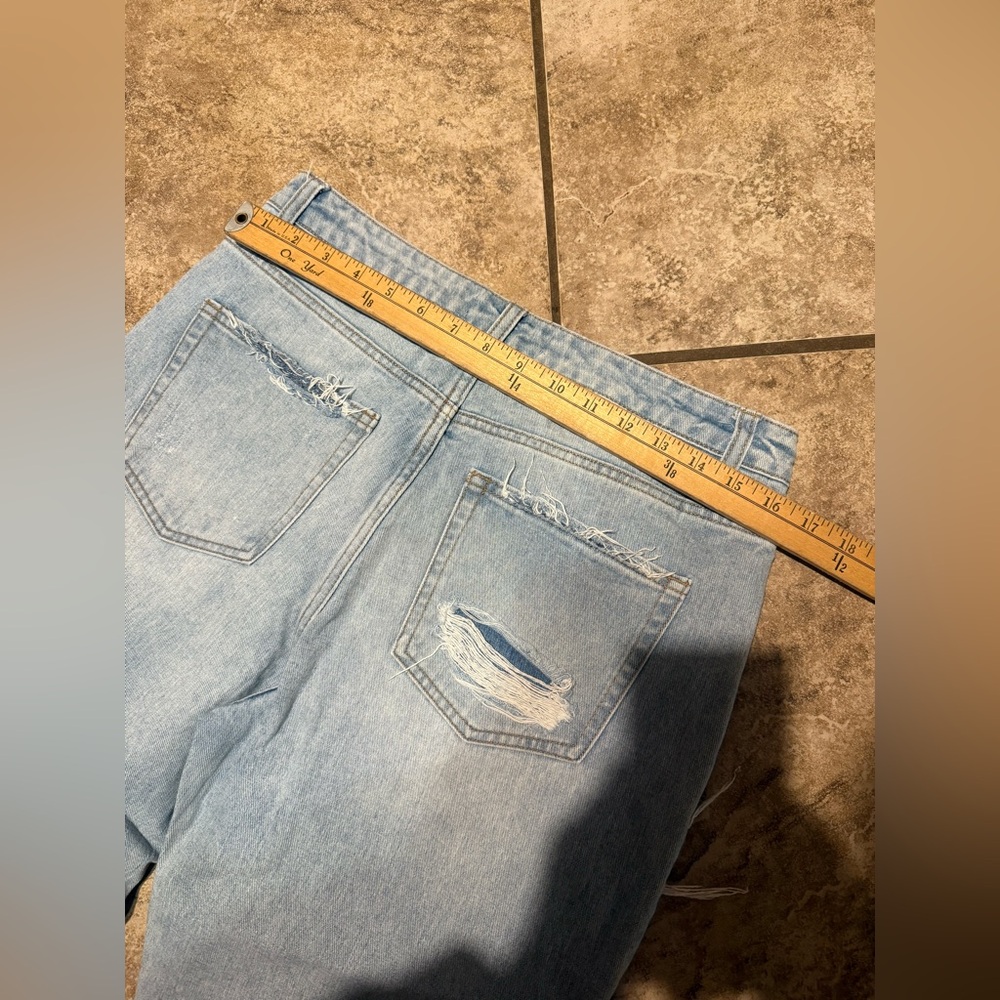 Flying Monkey Light Blue Straight Leg Jeans - Picture 8 of 8